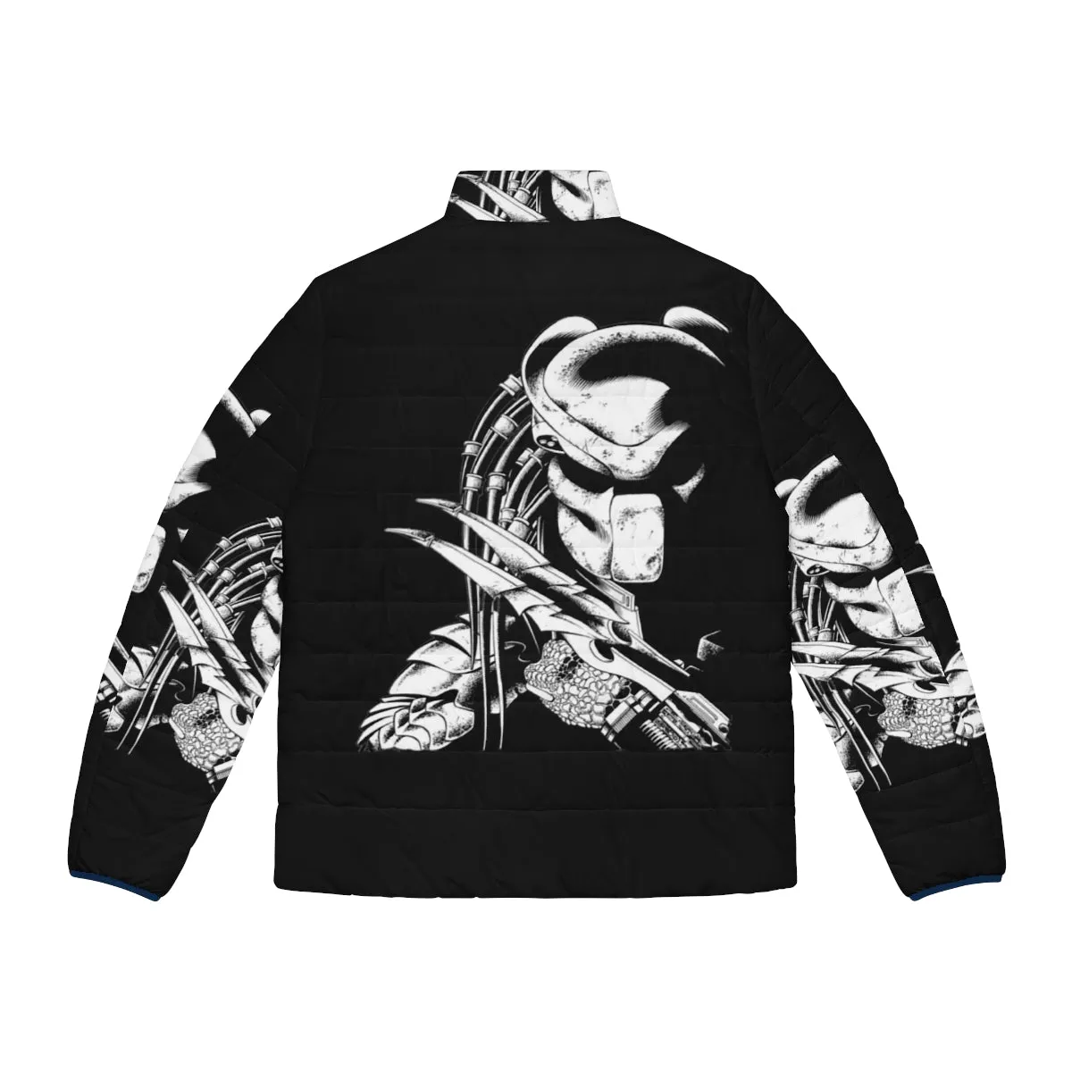 1980s Predator Puffer Jacket - Iconic Movie Inspired Outerwear