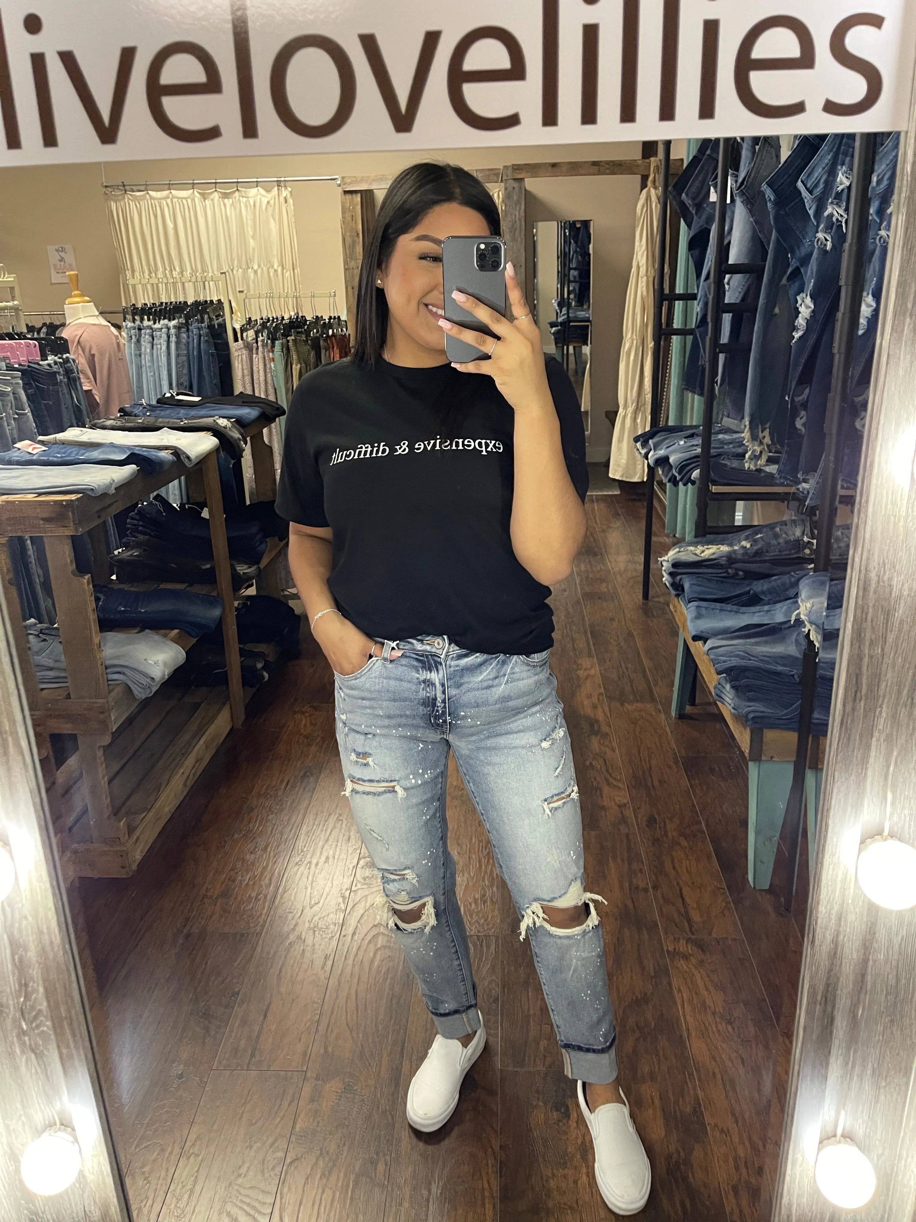 8368 Bleached BF Crop