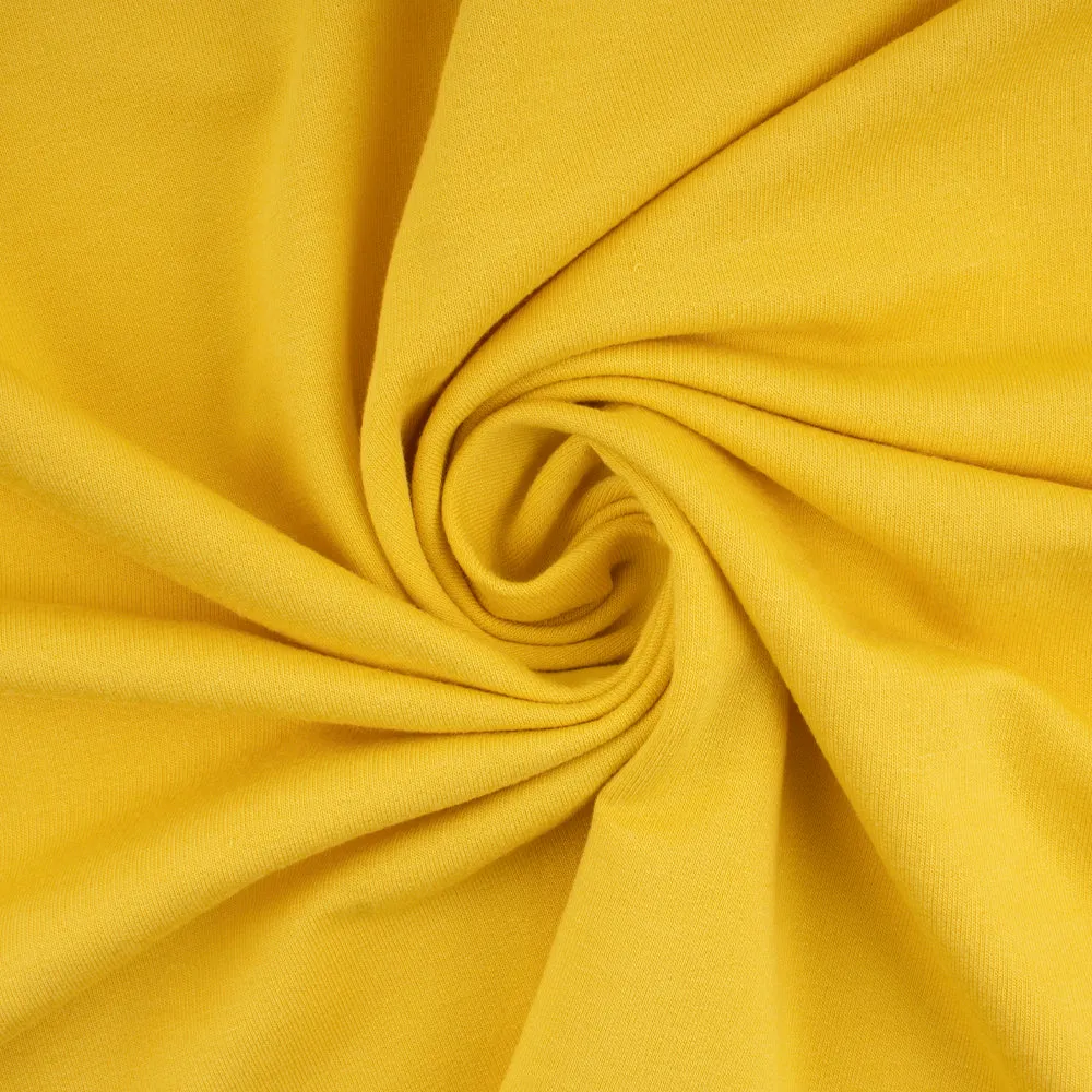 BAMBOO French Terry Knit - Lemon