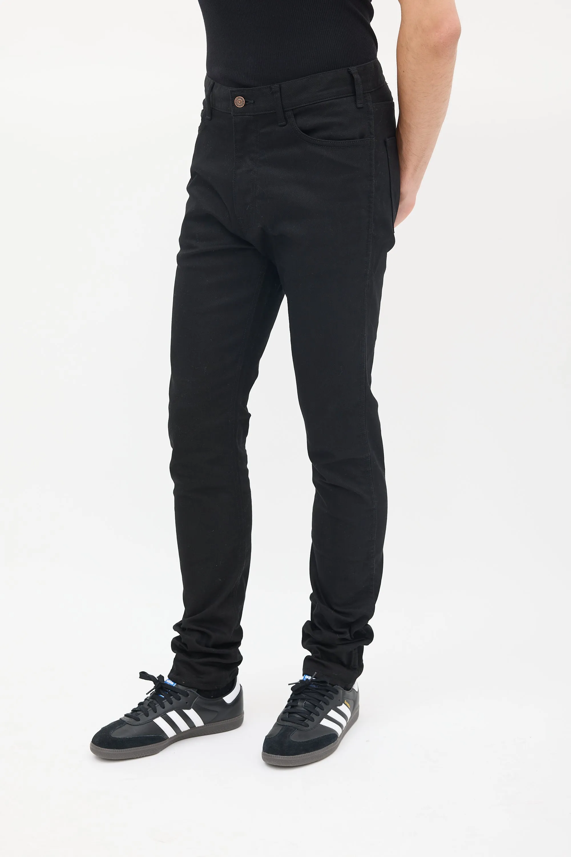 Black Slim Leg Jeans