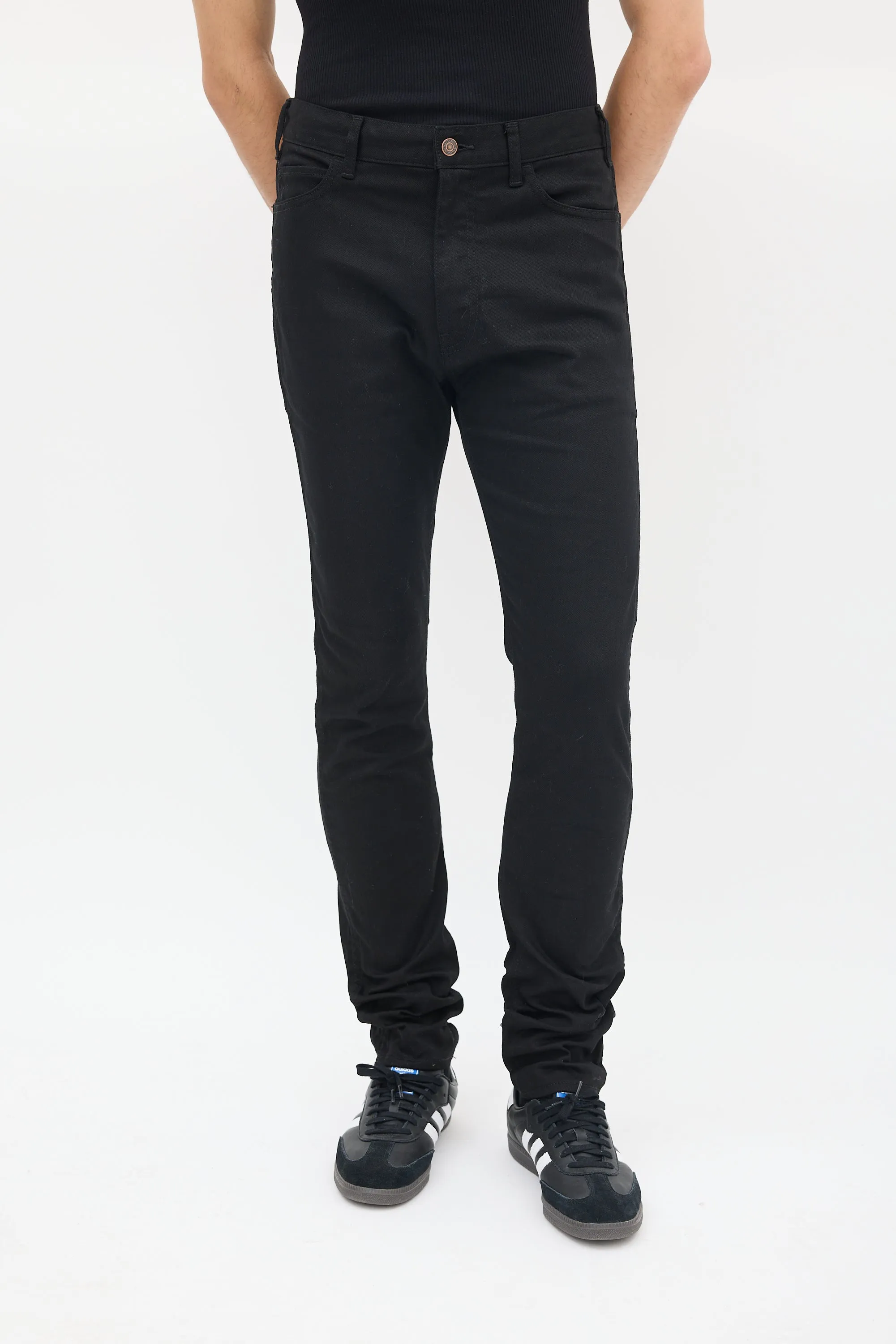 Black Slim Leg Jeans