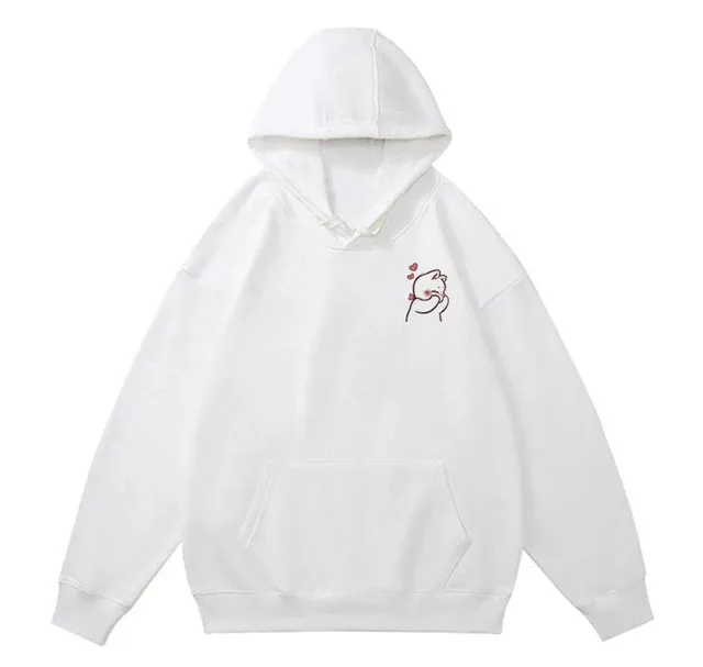 Cat Cute Couple Hoodies