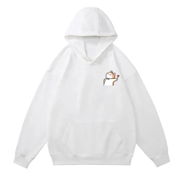 Cat Cute Couple Hoodies