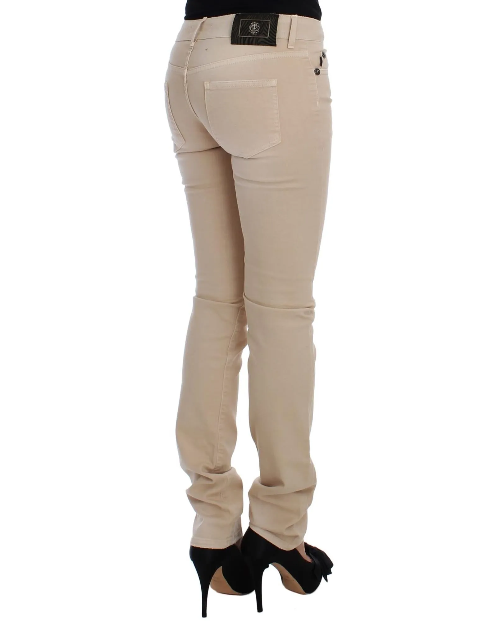 Cavalli Wash Slim Fit Cotton Stretch Jeans