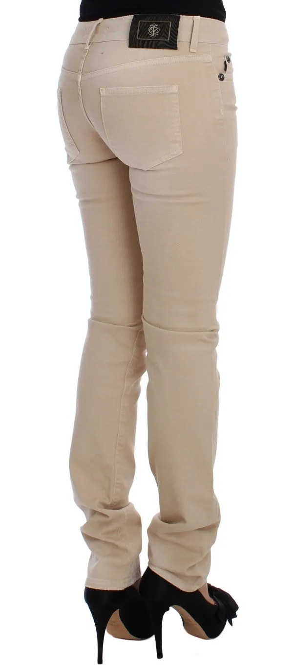 Cavalli Wash Slim Fit Cotton Stretch Jeans