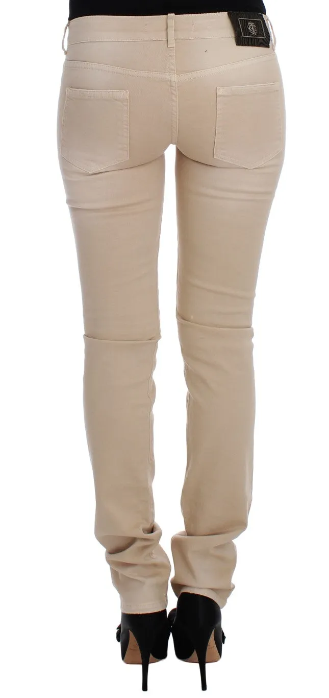 Cavalli Wash Slim Fit Cotton Stretch Jeans