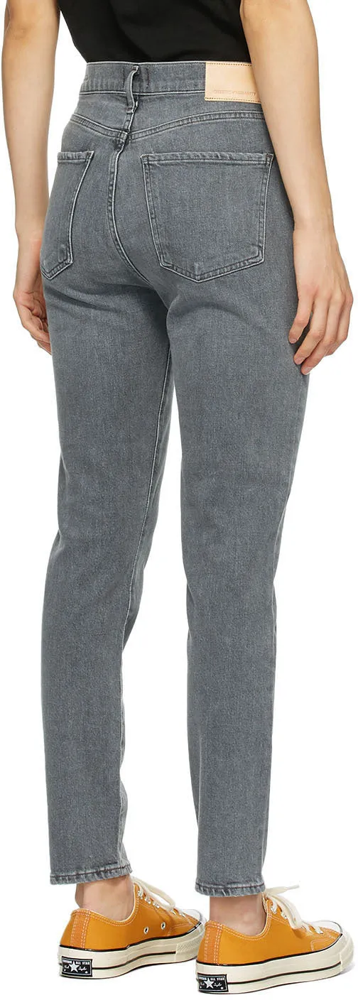 Citizens of Humanity Grey Olivia High-Rise Slim Jeans