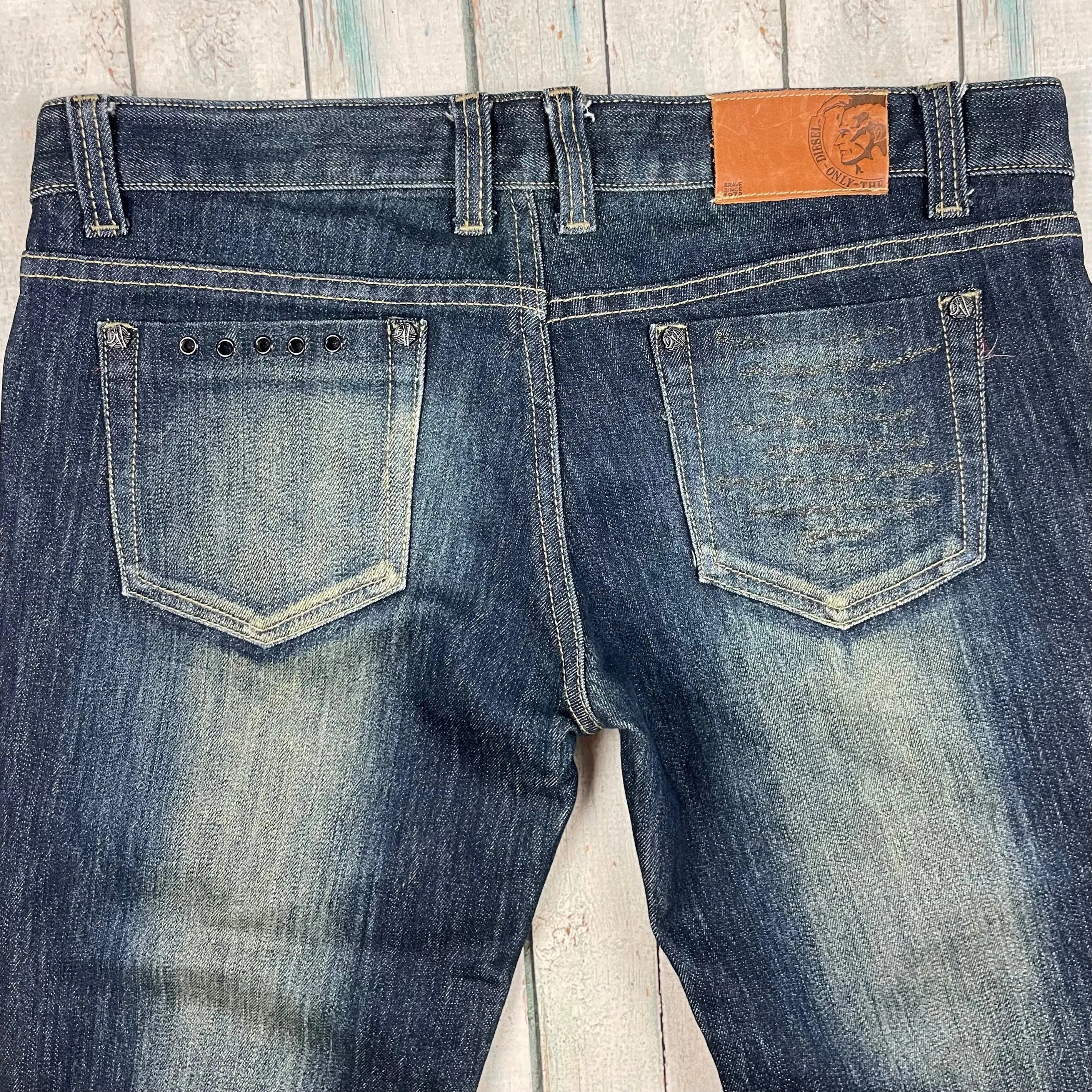 Diesel Ladies ’Rame’ Low Rise Bootcut Jeans -Size 32/30