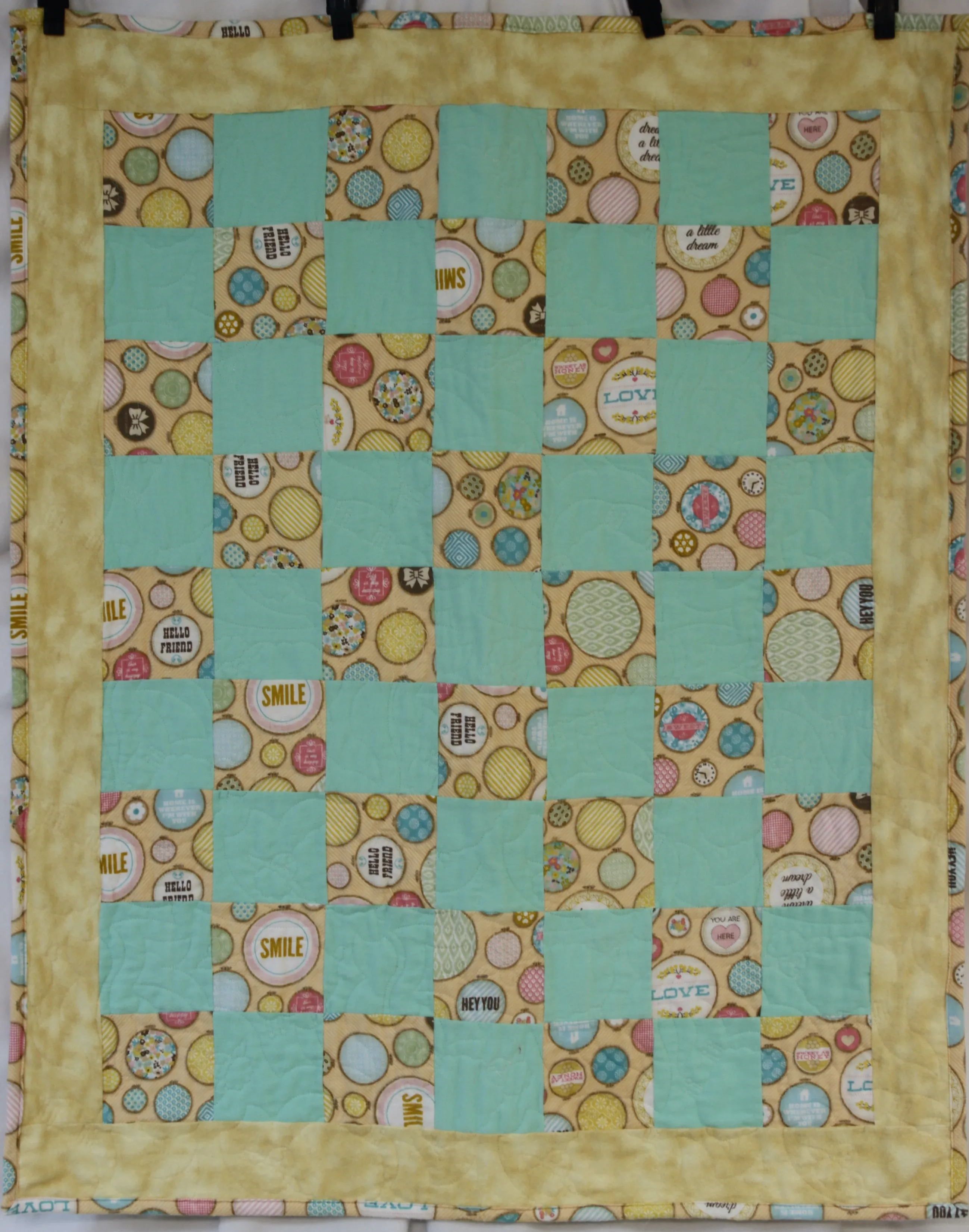 Dream a Little Dream Flannel Baby Quilt