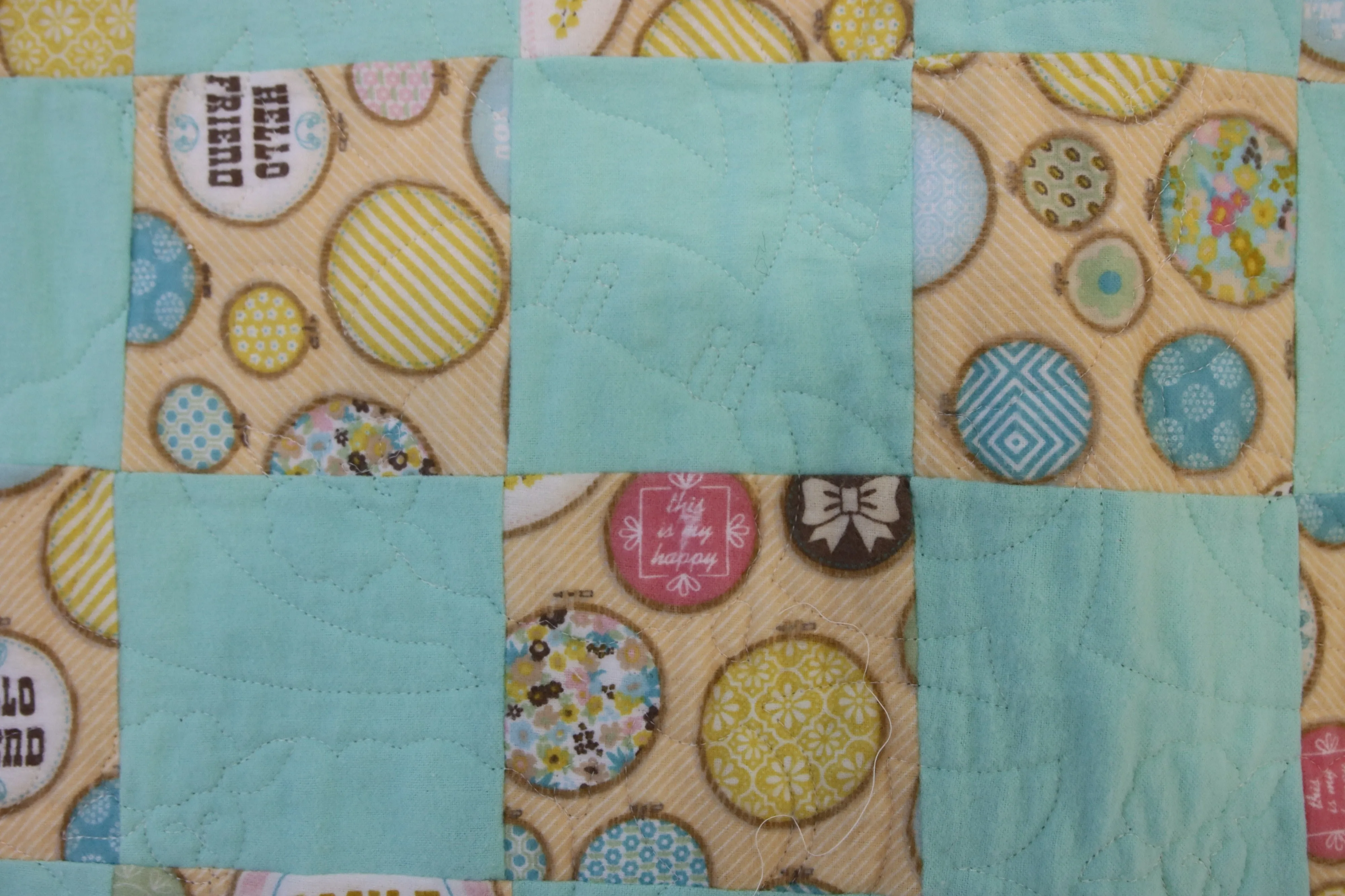 Dream a Little Dream Flannel Baby Quilt