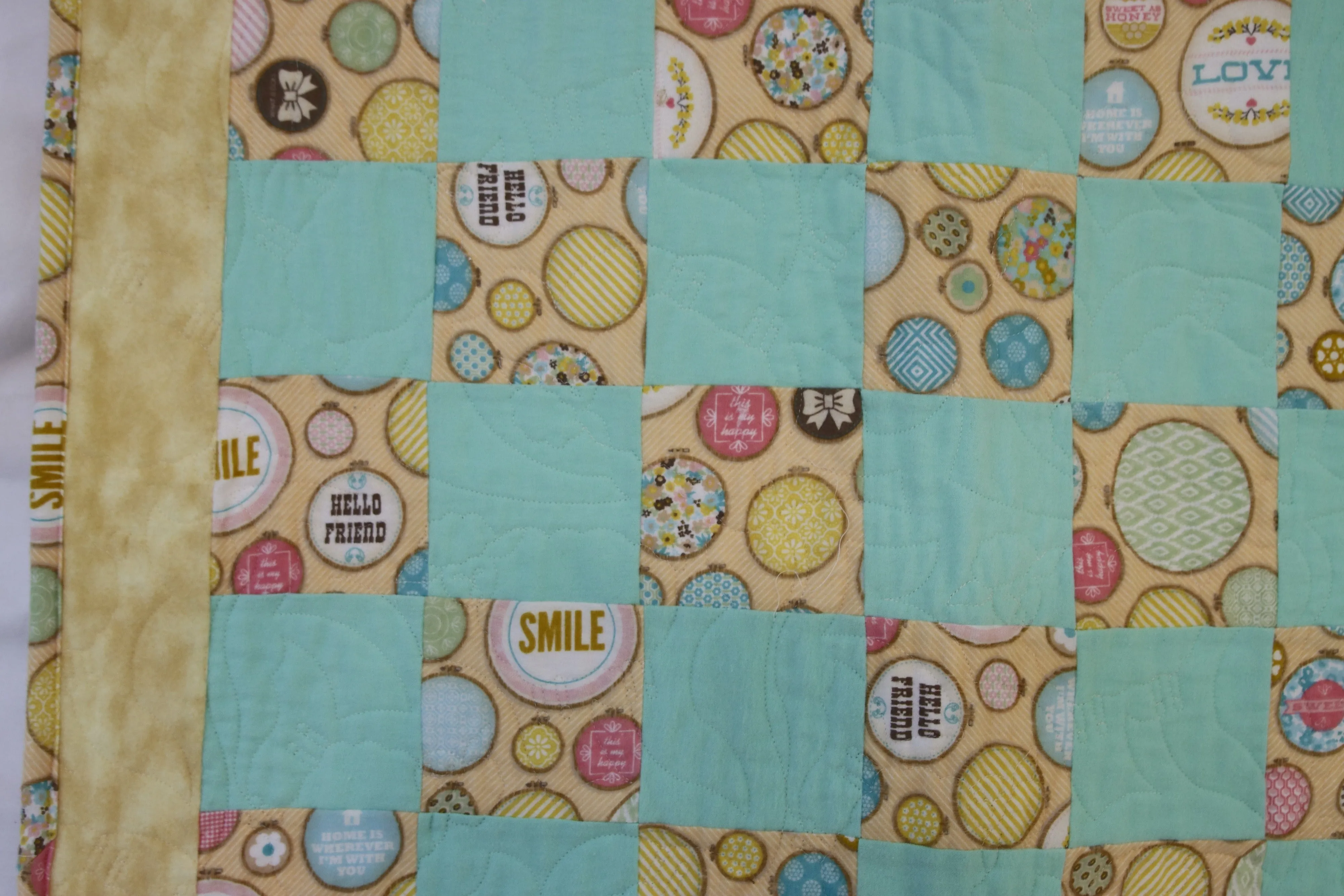 Dream a Little Dream Flannel Baby Quilt