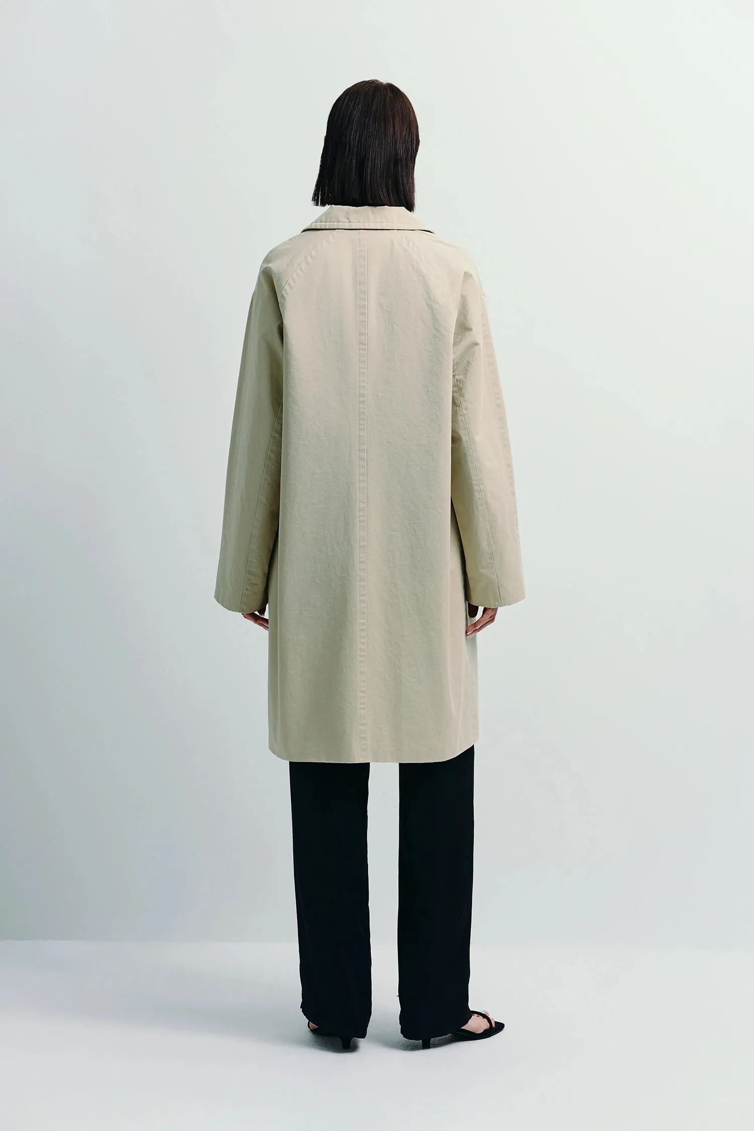 Dune Cotton Twill Coat