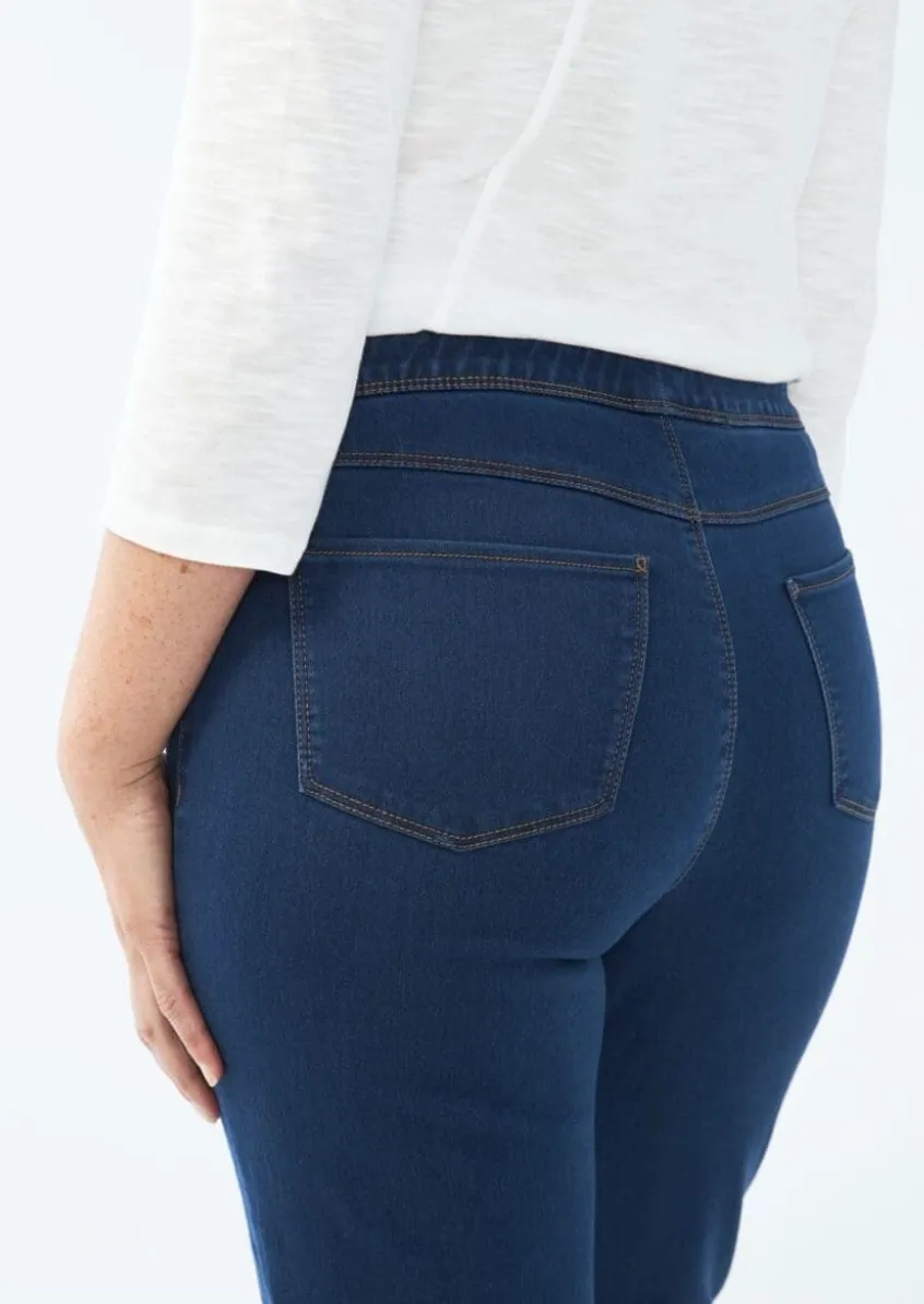 French Dressing Jeans Pull On Ankle Jegging