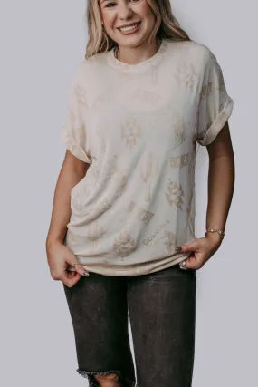 Glam it up Womens Western Loose 3D Fit Top