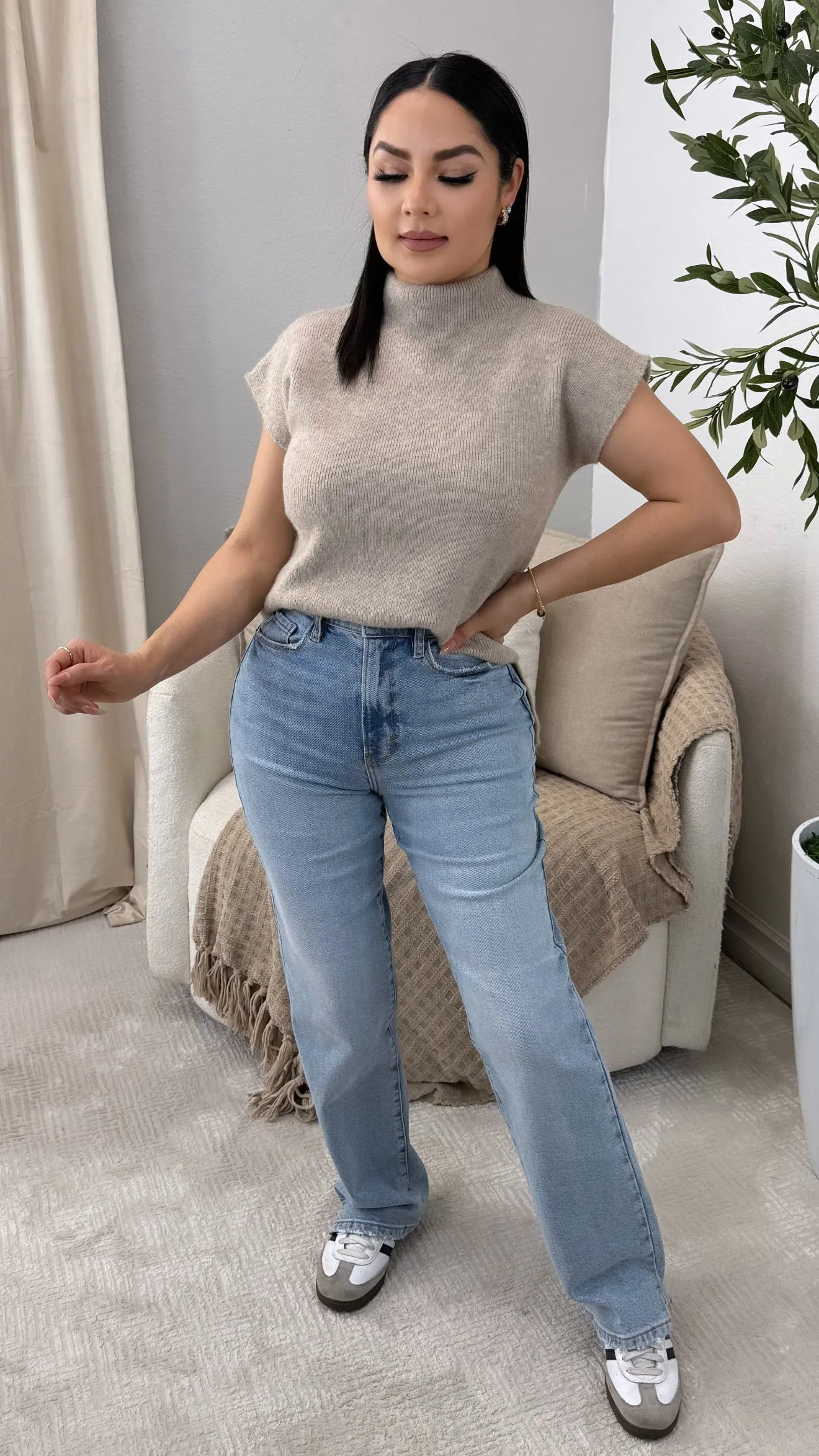 HEAVEN TAUPE SWEATER