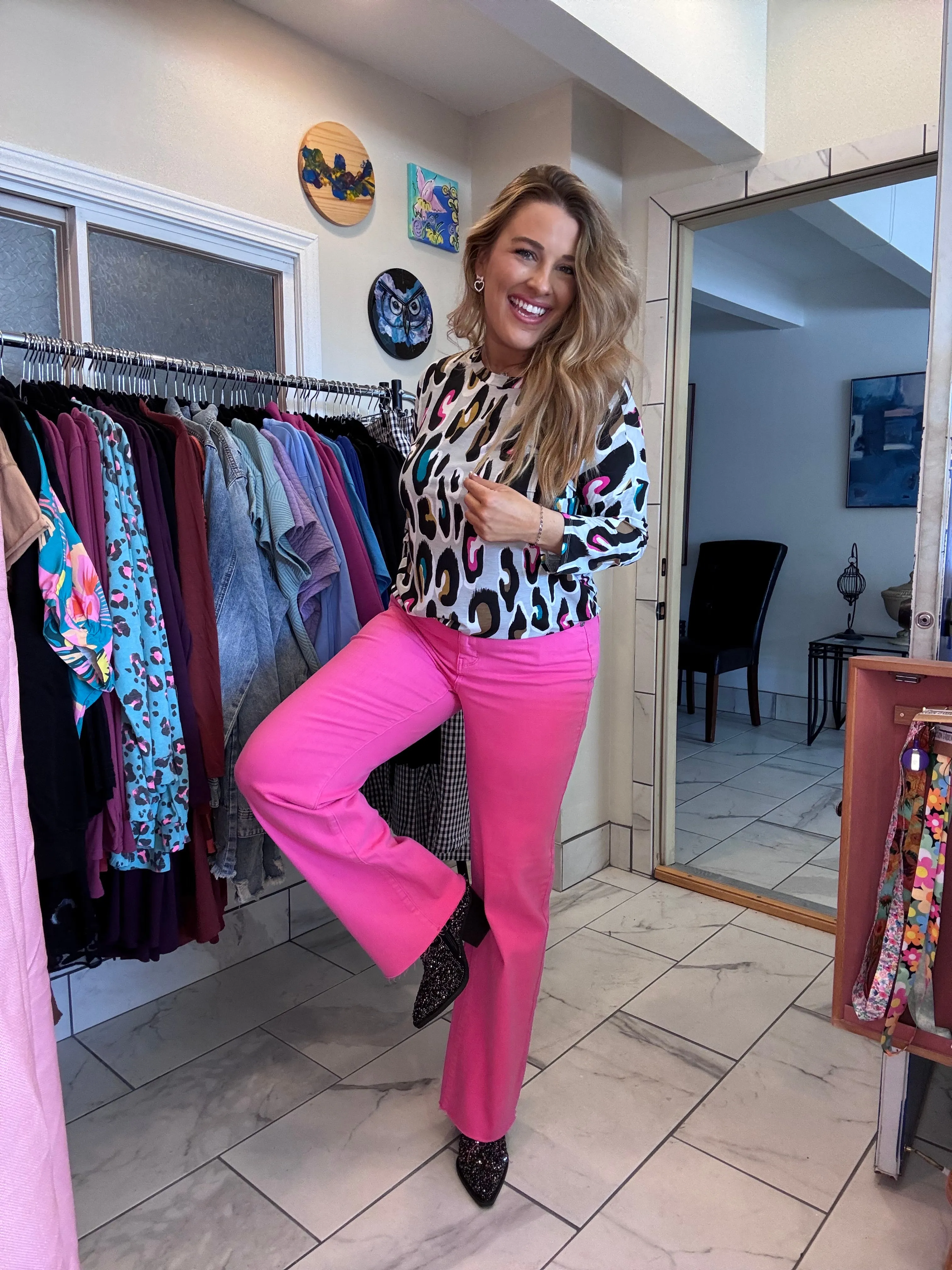 Judy Blue Hot Pink Hw BootCut