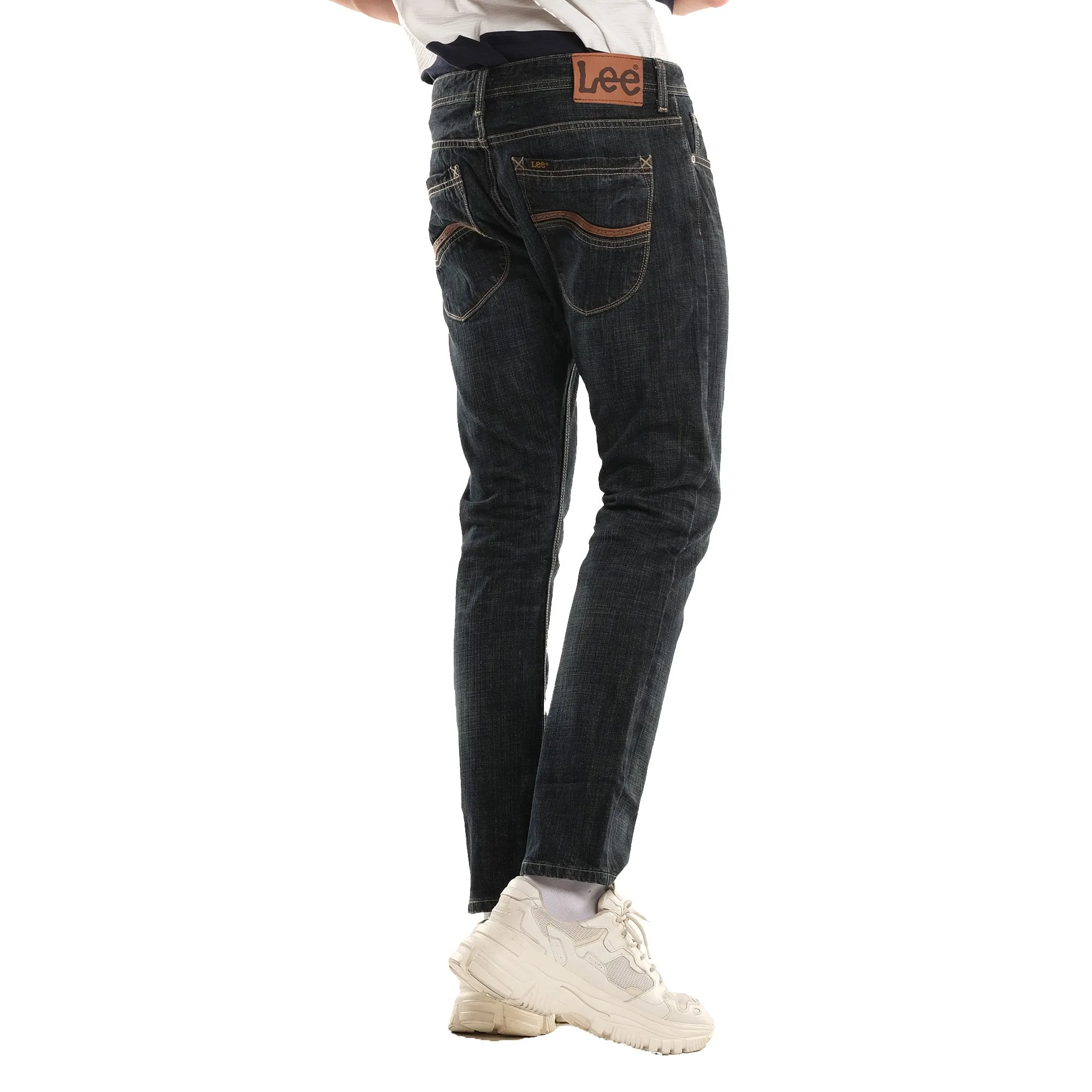 LEE MENS RAMONE 28" INSEAM DENIM PANTS IN VINTAGE WORN