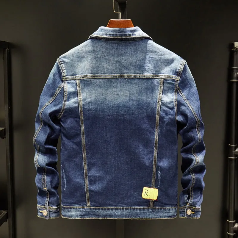 Men's Blue Denim Slim jeans Jacket