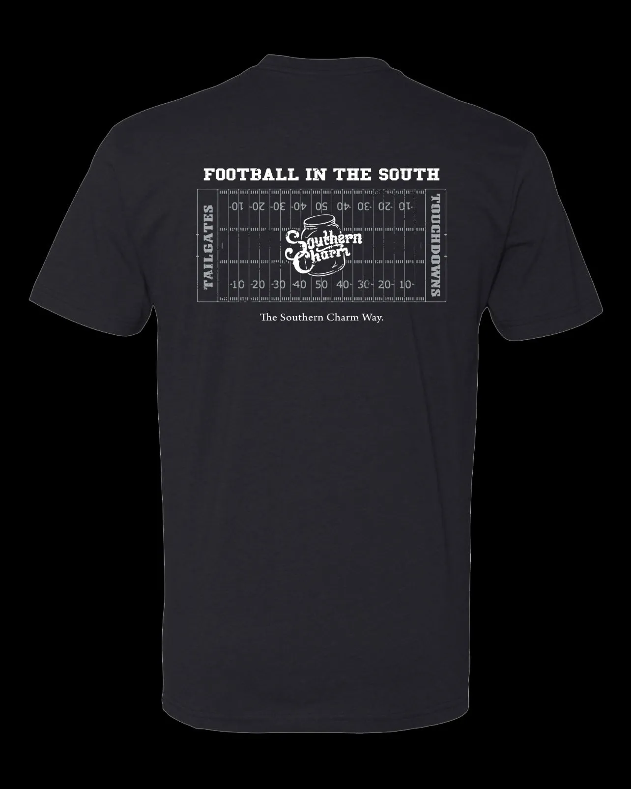 Southern Charm "Football" Short Sleeve T-shirt - Multiple Colors