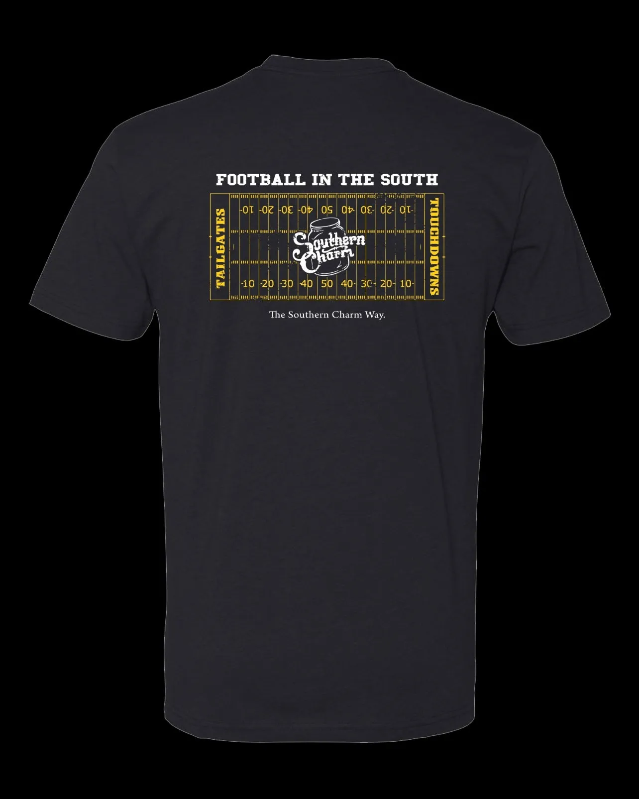 Southern Charm "Football" Short Sleeve T-shirt - Multiple Colors