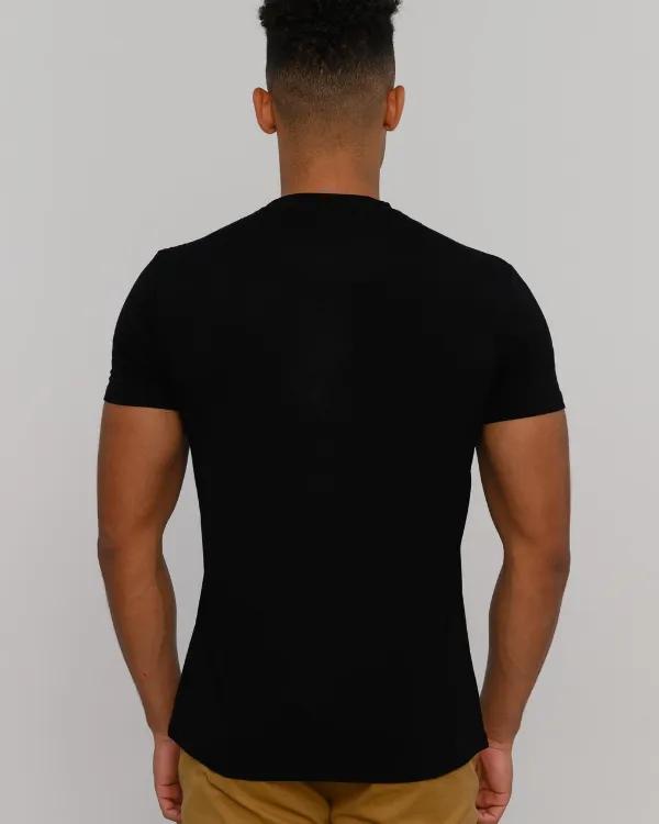 The ESNTL Black Tee