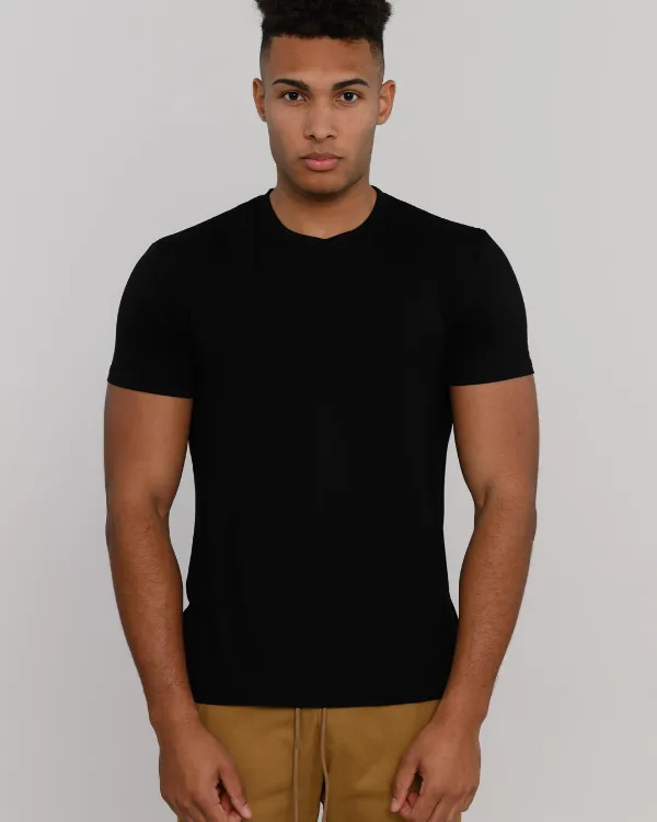 The ESNTL Black Tee