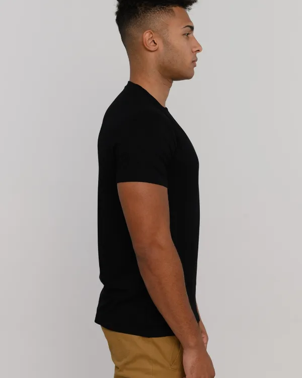 The ESNTL Black Tee