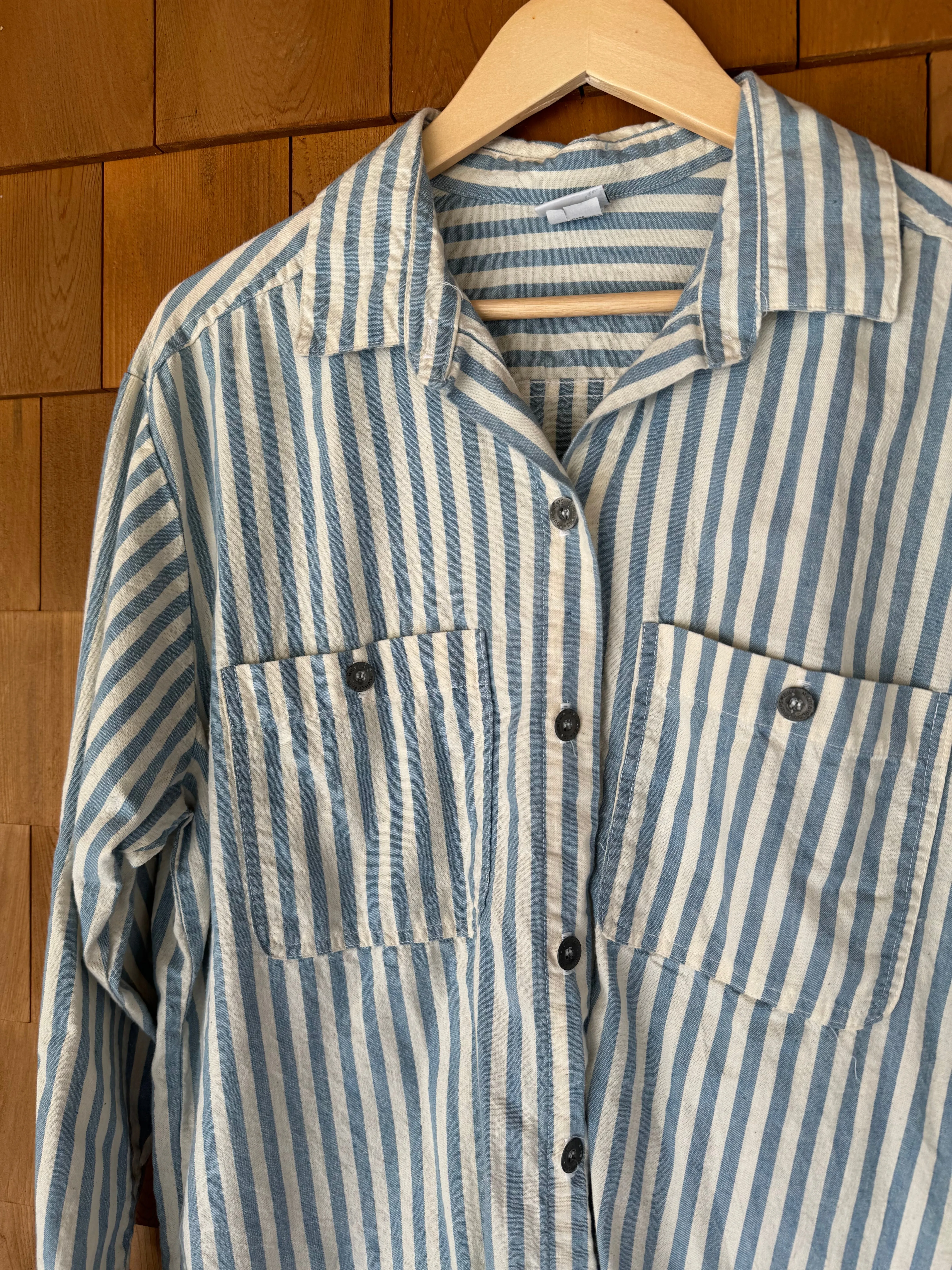 Vintage Super Soft Striped Shirt - Blue   White