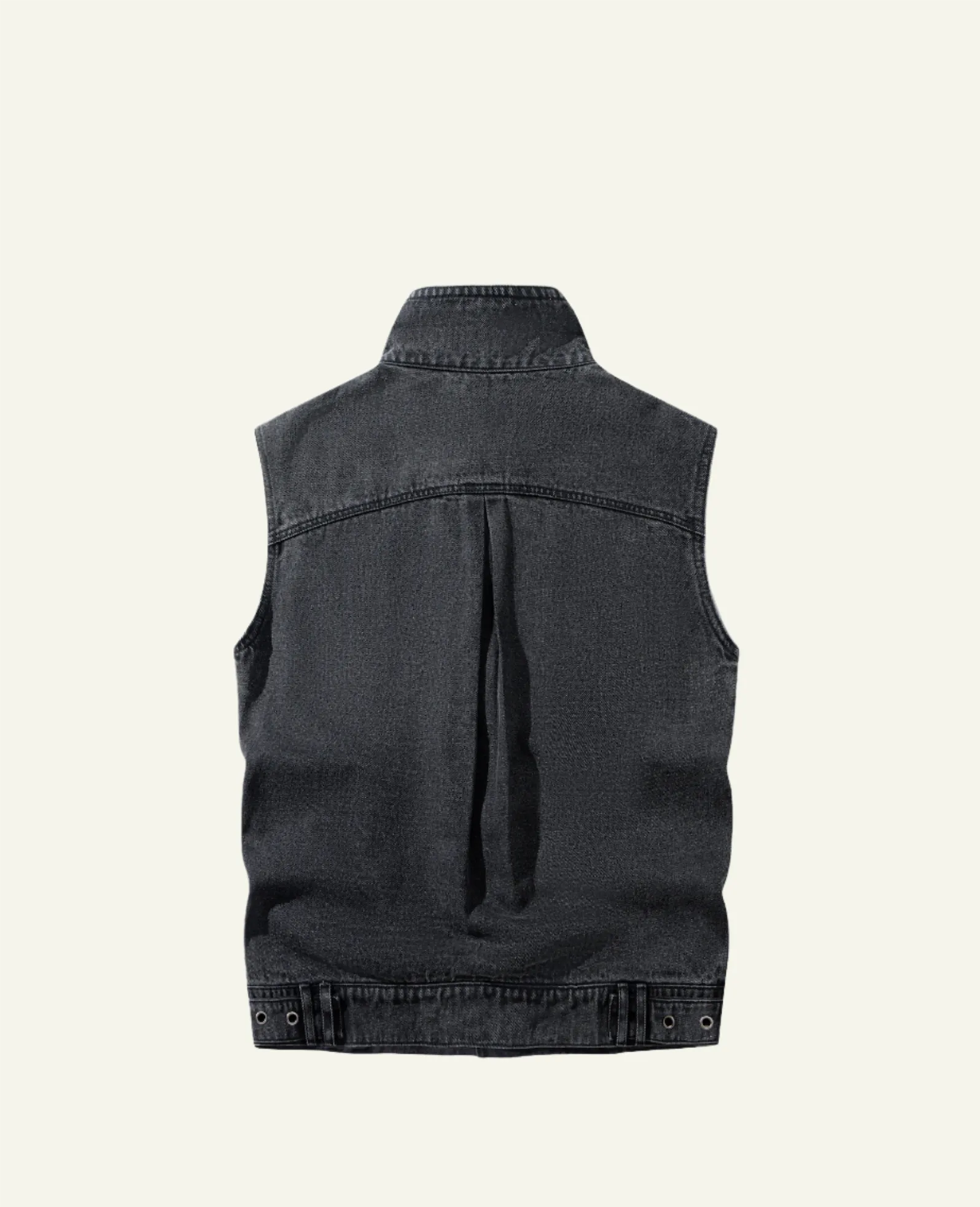 Washed Out Denim Vest