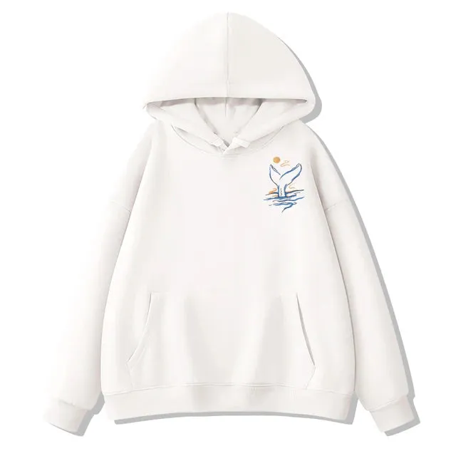 Whale Matching hoodies for Couples