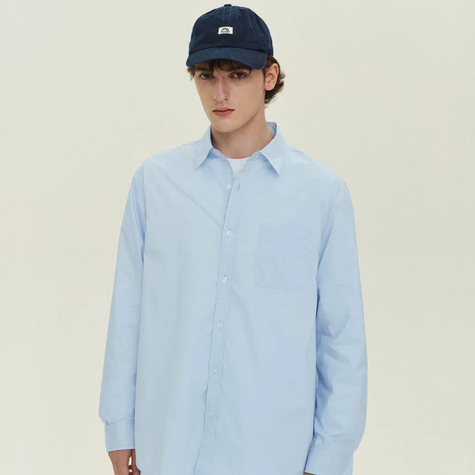 Wiaofellas  -  New Stacked Japan fashion Simple Ciboy Long sleeve Shirts Men's Spring and Autumn Casual Loose Outerwear Fashion