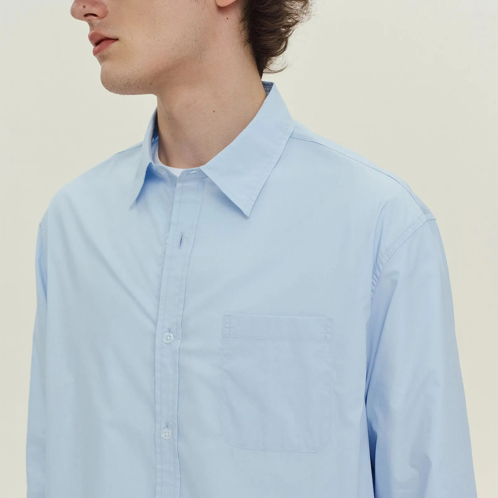 Wiaofellas  -  New Stacked Japan fashion Simple Ciboy Long sleeve Shirts Men's Spring and Autumn Casual Loose Outerwear Fashion