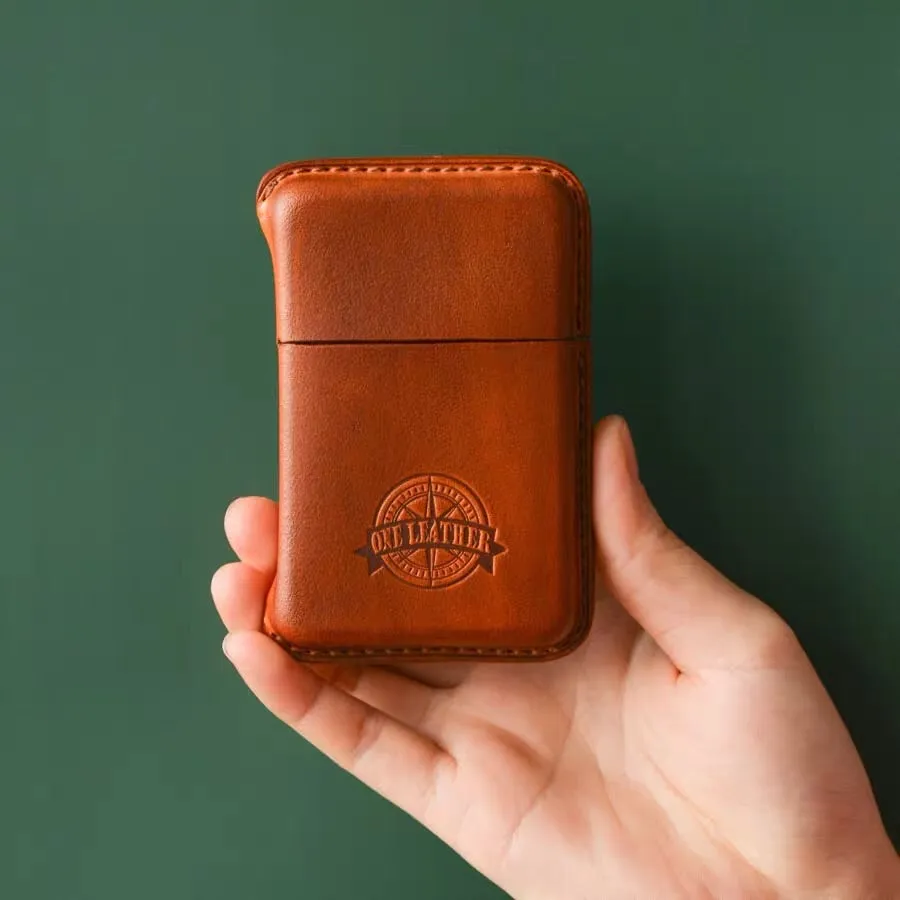 YAAGLE Leather Handmade Cigarette Cases for Man/Woman 10 sticks YG2001